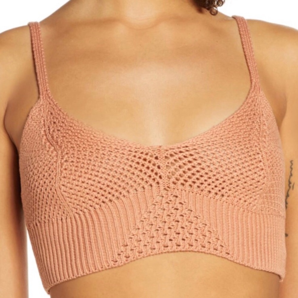 FREE PEOPLE Crocheted You Wanna Brami Bralette XS - Picture 6 of 13